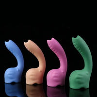 5.31in Cute Private Pet Vibe Bendable Elephant Trunk Auto Vibrating Dildo
