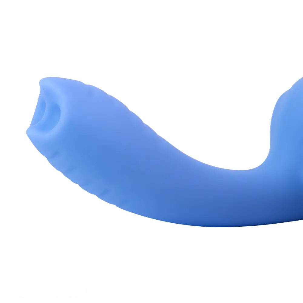 5.31in Cute Private Pet Vibe Bendable Elephant Trunk Auto Vibrating Dildo