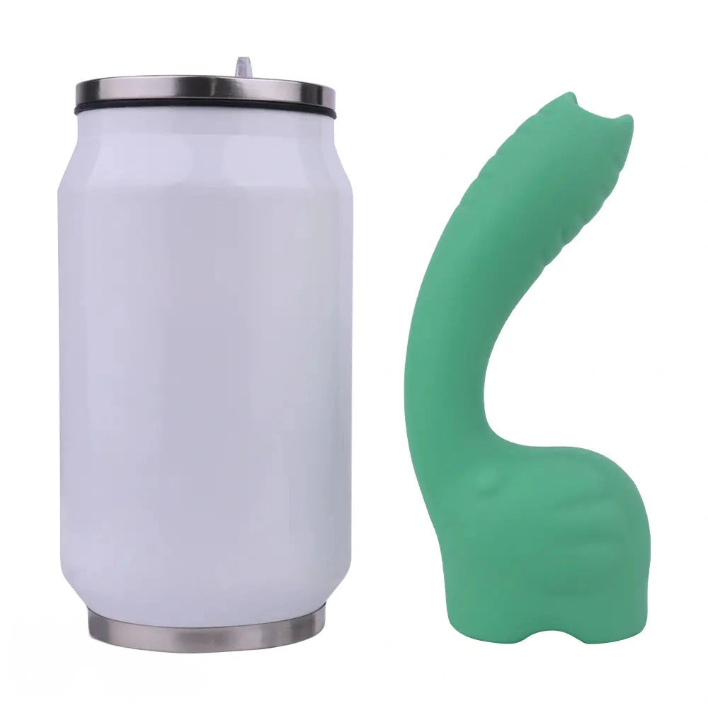 5.31in Cute Private Pet Vibe Bendable Elephant Trunk Auto Vibrating Dildo