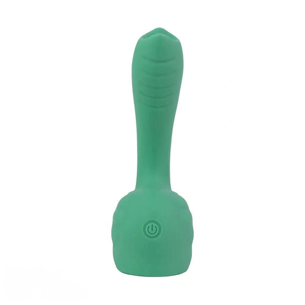 5.31in Cute Private Pet Vibe Bendable Elephant Trunk Auto Vibrating Dildo