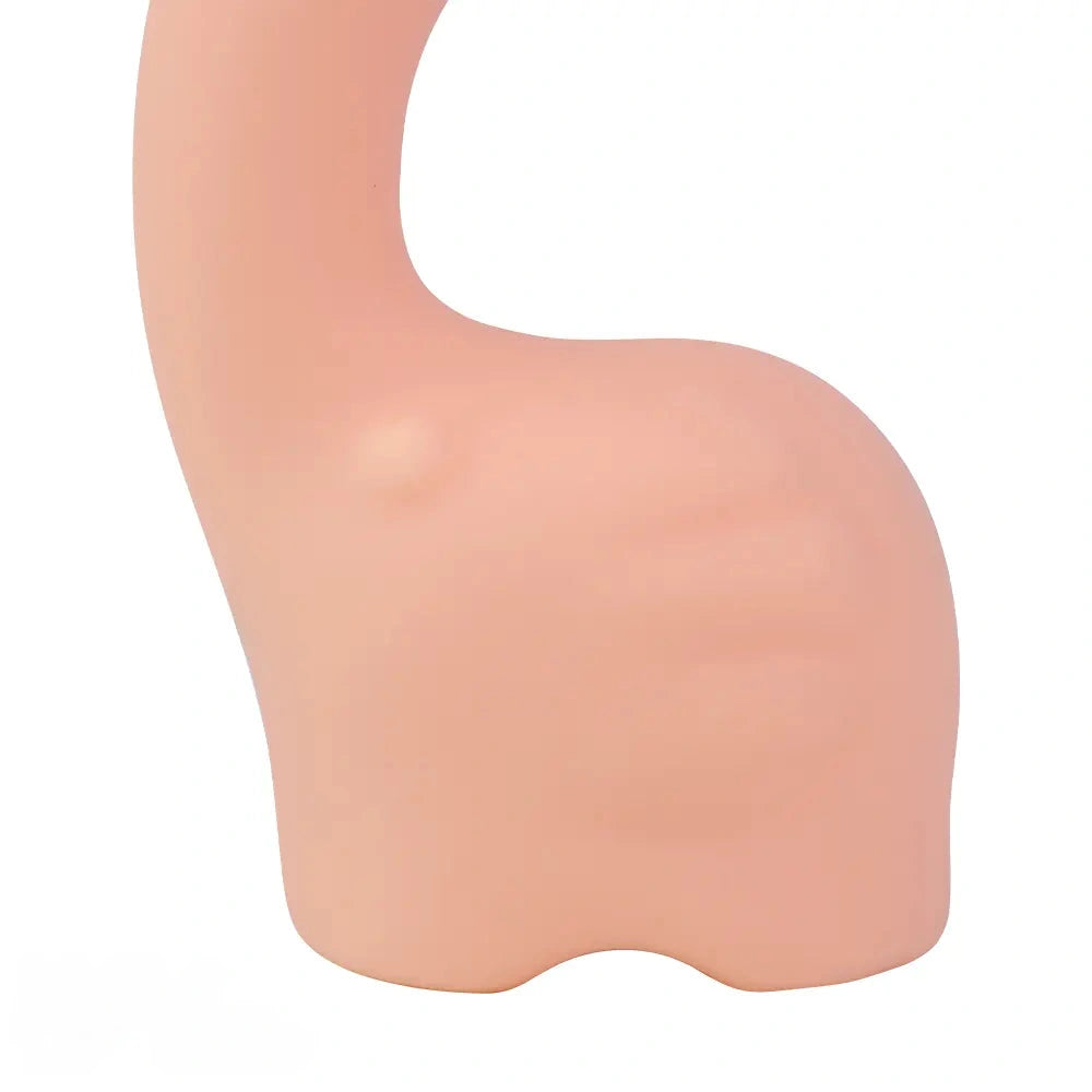 5.31in Cute Private Pet Vibe Bendable Elephant Trunk Auto Vibrating Dildo