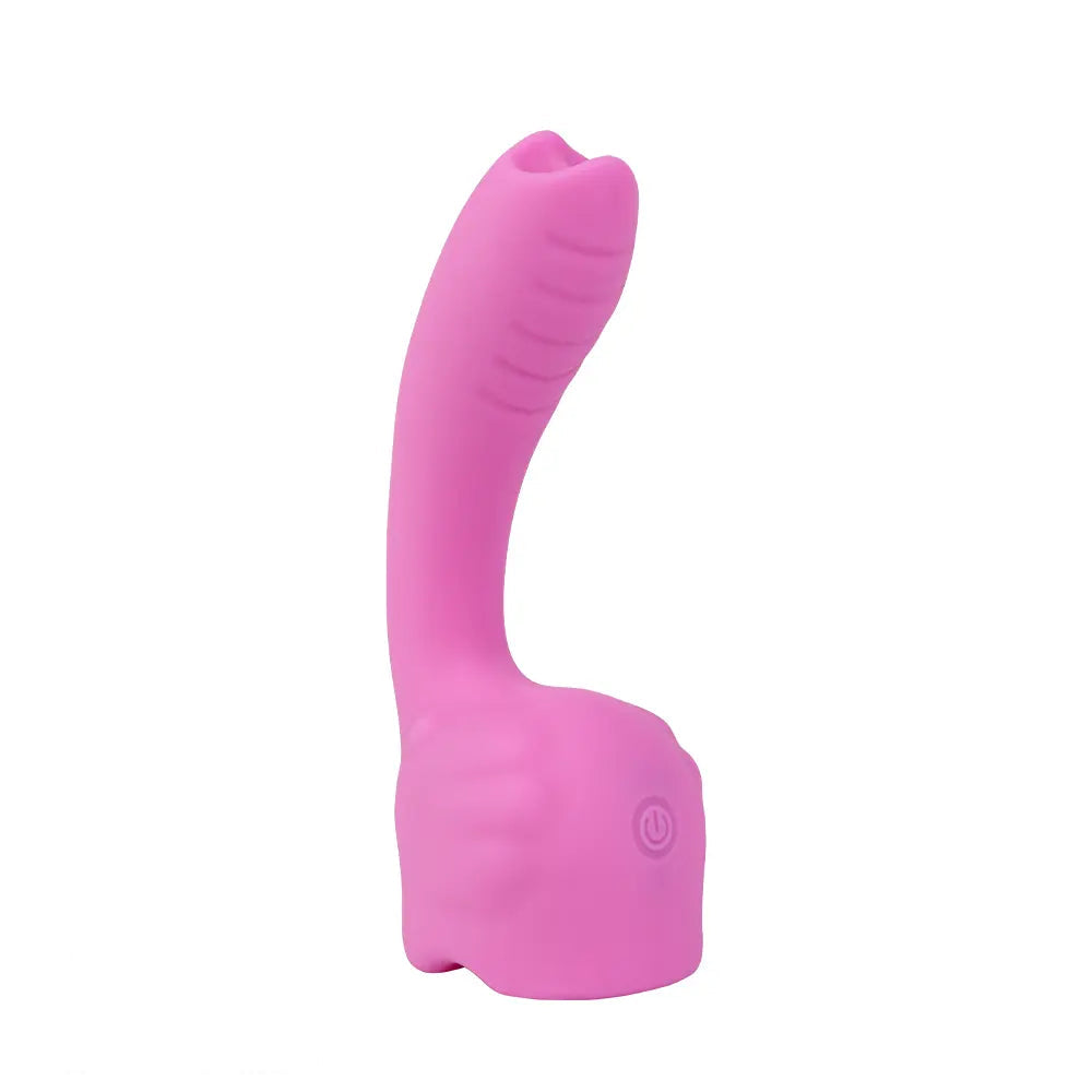 5.31in Cute Private Pet Vibe Bendable Elephant Trunk Auto Vibrating Dildo