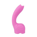 5.31in Cute Private Pet Vibe Bendable Elephant Trunk Auto Vibrating Dildo