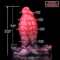 5.31in Fantasy Odd Silicone Soft Dildo Bedroom Accessory For Solo Play