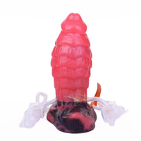 5.31in Fantasy Silicone Soft Inflatable Spraying Water Dildo For Anus Clit