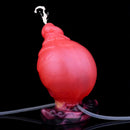 5.31in Fantasy Silicone Soft Inflatable Spraying Water Dildo For Anus Clit