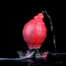 5.31in Fantasy Silicone Soft Inflatable Spraying Water Dildo For Anus Clit