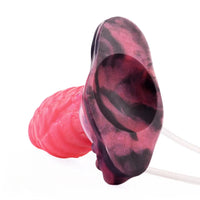 5.31in Fantasy Silicone Soft Inflatable Spraying Water Dildo For Anus Clit