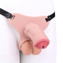 5.31in Silicone Horse Animal Cock Cage Strap on Chastity Dildo With Lock