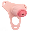 5.31in Silicone Horse Animal Cock Cage Strap on Chastity Dildo With Lock