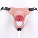 5.31in Silicone Horse Animal Cock Cage Strap on Chastity Dildo With Lock