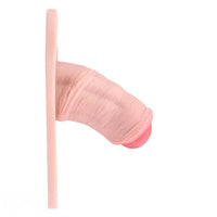 5.31in Silicone Horse Animal Cock Cage Strap on Chastity Dildo With Lock