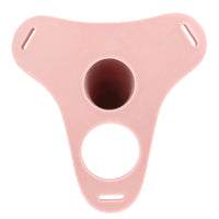 5.31in Silicone Horse Animal Cock Cage Strap on Chastity Dildo With Lock