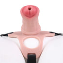 5.31in Silicone Horse Animal Cock Cage Strap on Chastity Dildo With Lock