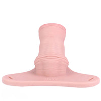 5.31in Silicone Horse Animal Cock Cage Strap on Chastity Dildo With Lock