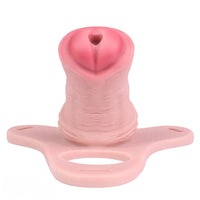 5.31in Silicone Horse Animal Cock Cage Strap on Chastity Dildo With Lock