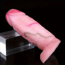 5.31in Silicone Soft Dildo Sleeve Flexible Penis Extender For Sex Orgasm