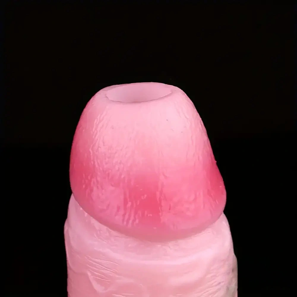 5.31in Silicone Soft Dildo Sleeve Flexible Penis Extender For Sex Orgasm