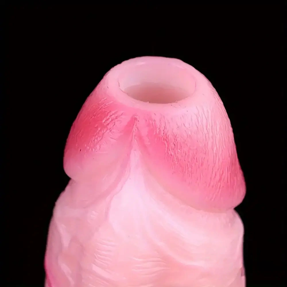5.31in Silicone Soft Dildo Sleeve Flexible Penis Extender For Sex Orgasm