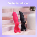 5.31in Vibrating Finger Small Silicone Dildo For G-spot Clitoral Sex Toy