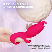 5.31in Vibrating Finger Small Silicone Dildo For G-spot Clitoral Sex Toy
