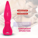 5.31in Vibrating Finger Small Silicone Dildo For G-spot Clitoral Sex Toy