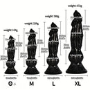 5.39in 6.49in 7.95in 9.05in Triple Ended Dog Knot Animal Fantasy Dildo