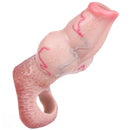 5.39in 6.73in 6.96in Dog Knot Penis Sleeve Dildo Reusable Penis Sleeve