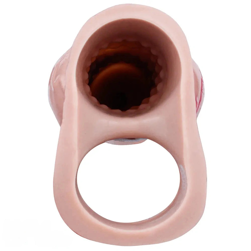 5.39in 6.73in 6.96in Dog Knot Penis Sleeve Dildo Reusable Penis Sleeve