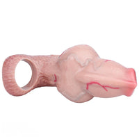 5.39in 6.73in 6.96in Dog Knot Penis Sleeve Dildo Reusable Penis Sleeve