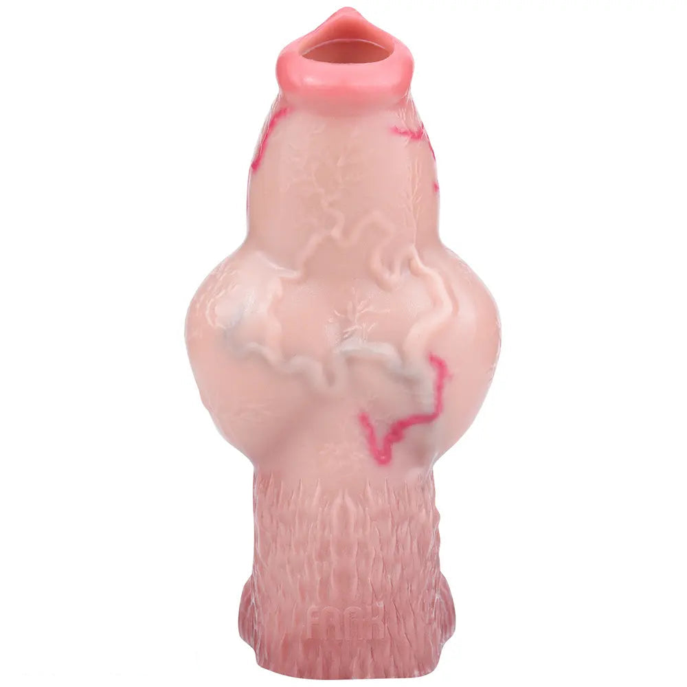 5.39in 6.73in 6.96in Dog Knot Penis Sleeve Dildo Reusable Penis Sleeve