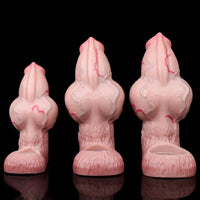 5.39in 6.73in 6.96in Dog Knot Penis Sleeve Dildo Reusable Penis Sleeve