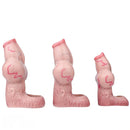 5.39in 6.73in 6.96in Dog Knot Penis Sleeve Dildo Reusable Penis Sleeve