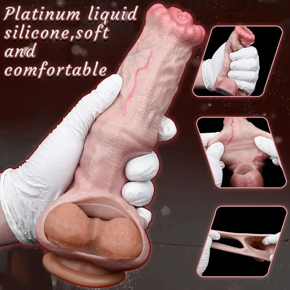 5.39in 6.96in Horse Penis Dildo Sleeve Intimate Moments With Lifelike Design