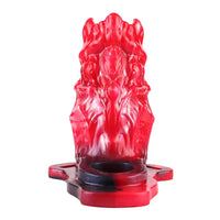 5.39in Hollow Dildo Silicone Soft Fantasy Odd Strap on Cock Sleeve Toy