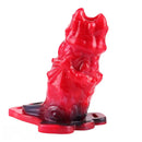 5.39in Hollow Dildo Silicone Soft Fantasy Odd Strap on Cock Sleeve Toy