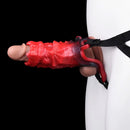 5.39in Hollow Dildo Silicone Soft Fantasy Odd Strap on Cock Sleeve Toy