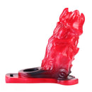 5.39in Hollow Dildo Silicone Soft Fantasy Odd Strap on Cock Sleeve Toy