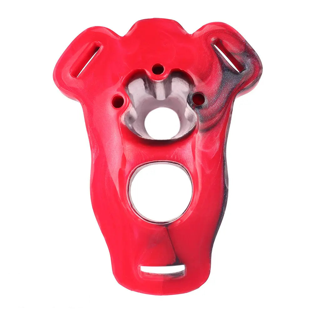 5.39in Hollow Dildo Silicone Soft Fantasy Odd Strap on Cock Sleeve Toy