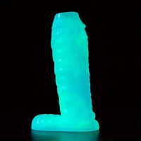 5.39in Lifelike Silicone Soft Dildo Sleeve Snake Luminous Penis Extender