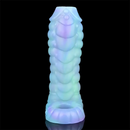 5.39in Lifelike Silicone Soft Dildo Sleeve Snake Luminous Penis Extender