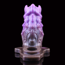 5.39in Scary Dragon Beast Creature Fantasy Hollow Dildo Sleeve With Cock Ring