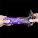 5.39in Scary Dragon Beast Creature Fantasy Hollow Dildo Sleeve With Cock Ring