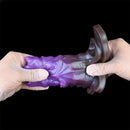 5.39in Scary Dragon Beast Creature Fantasy Hollow Dildo Sleeve With Cock Ring