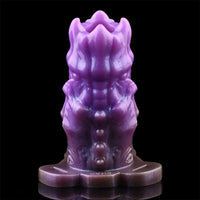 5.39in Scary Dragon Beast Creature Fantasy Hollow Dildo Sleeve With Cock Ring