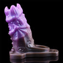 5.39in Scary Dragon Beast Creature Fantasy Hollow Dildo Sleeve With Cock Ring