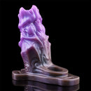 5.39in Scary Dragon Beast Creature Fantasy Hollow Dildo Sleeve With Cock Ring