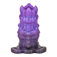 5.39in Scary Dragon Beast Creature Fantasy Hollow Dildo Sleeve With Cock Ring