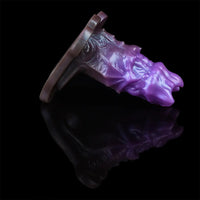 5.39in Scary Dragon Beast Creature Fantasy Hollow Dildo Sleeve With Cock Ring