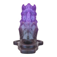 5.39in Scary Dragon Beast Creature Fantasy Hollow Dildo Sleeve With Cock Ring